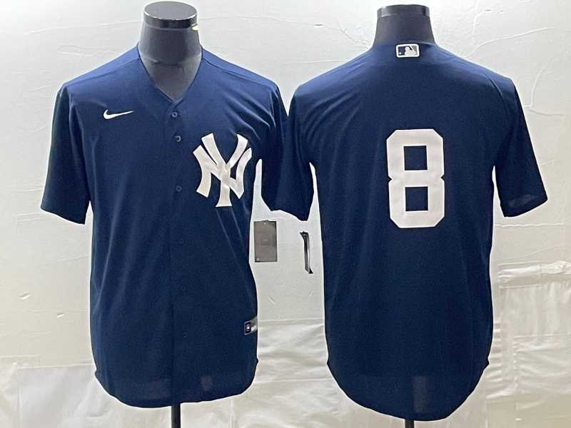 Men's New York Yankees #8 Yogi Berr Navy Blue Cool Base Stitched Baseball Jersey,We sell and wholesale Men's New York Yankees #8 Yogi Berr Navy Blue Cool Base Stitched Baseball Jersey on line form chian!